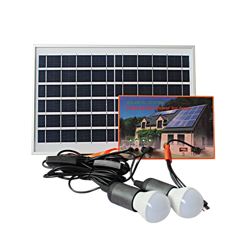 

Portable solar portable light solar power system 10W for lighting and mobile charger