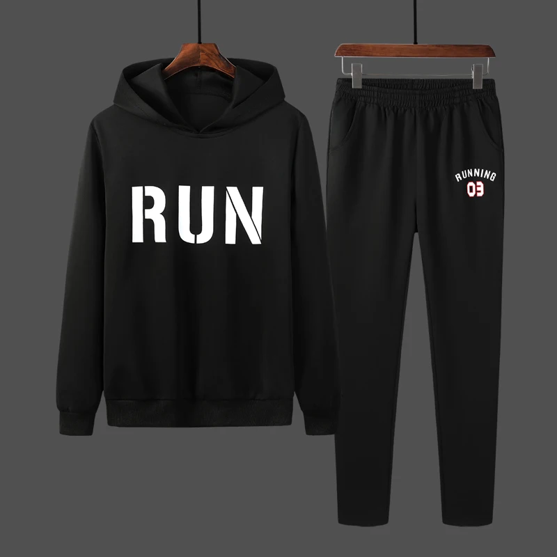 

Men's Winter Tracksuits Casual Sportswear Sweatshirts Mens Set 3 Pieces Warm Vest Sweatpants Hoodie Letter Printed Plus Hoodie
