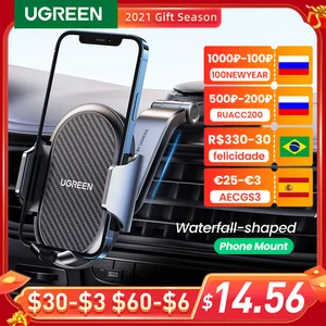 ugreen car phone holder stand gravity dashboard phone holder universial mobile phone support for iphone 13 12 pro xiaomi samsung free global shipping
