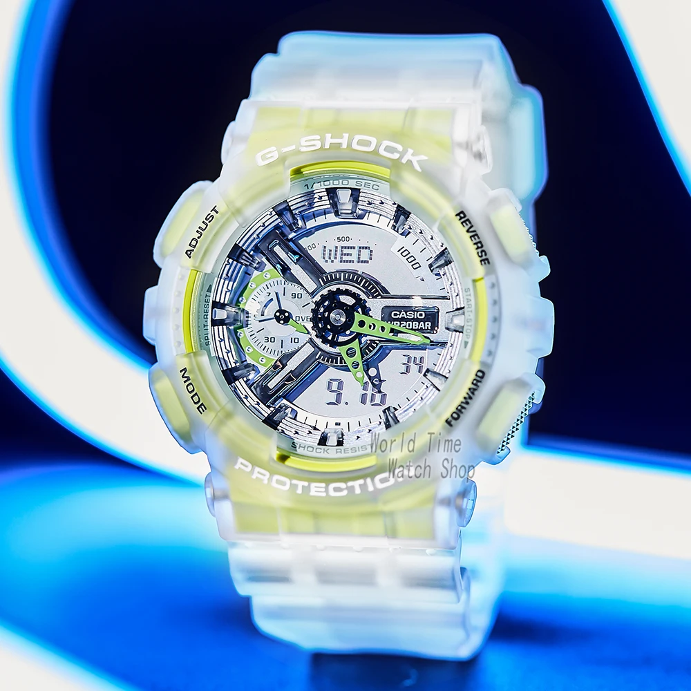 Часы Casio g shock мужские спортивные брендовые Прозрачные наручные часы с твердостью