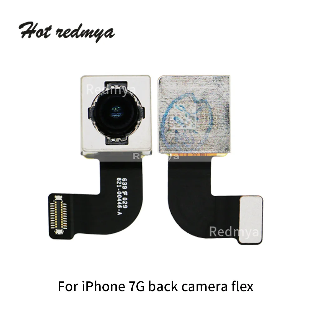 

Rear Back Camera Lens For iphone 7 7G Big Main Camera Flex Cable Ribbon Replacement Parts With Flash Tested OK
