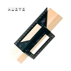 Японский Алюминий сплав 45 градусов 90 градусов деревообрабатывающий Многофункциональный квадратный измеритель угломер по сравнению с линейкой