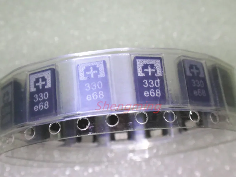 5 шт. ~ 500 2R5TPE330M9 330 мкФ 2 в 6 3 В SMD танталовые конденсаторы полимерный POSCAP Тип D