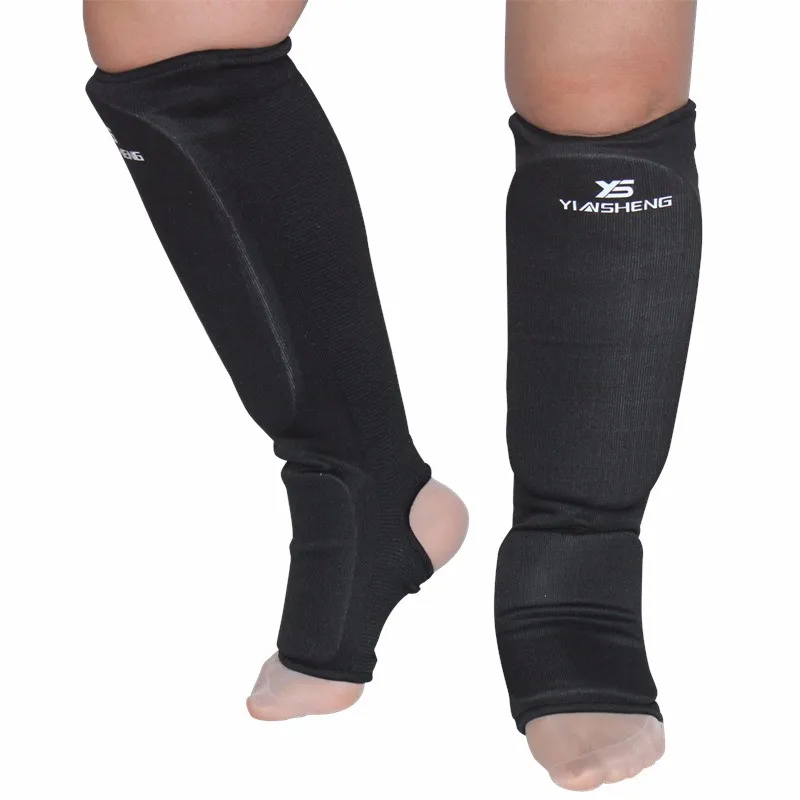 White cotton guard Pretorian Профессиональный Грант бокс тиккен щитки Greaves подъем мма ноги Муай Тай близнецы перчатки Боевые мужчины защитные щитки Mma - Цвет: White cotton guard
