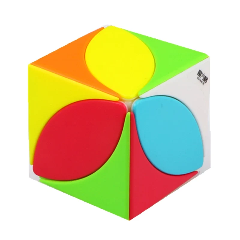 

QiYi Maple Leaf Magic Cube Smooth Professional Game Speed Simple Beginner Adult Children Educational Game Toy Gift