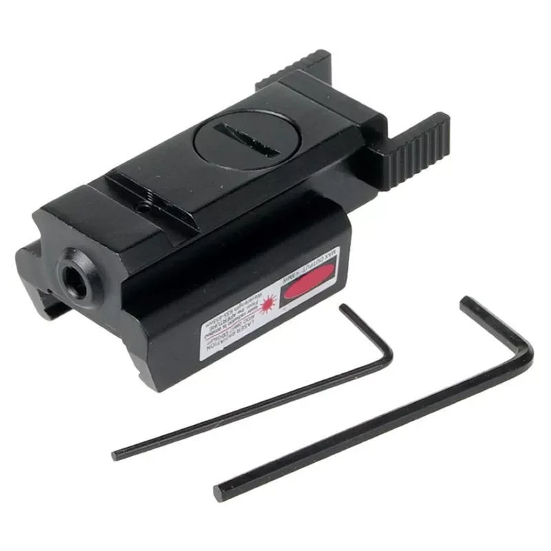 Тактический красный точечный лазерный прицел Пикатинни Вивера рельсовое