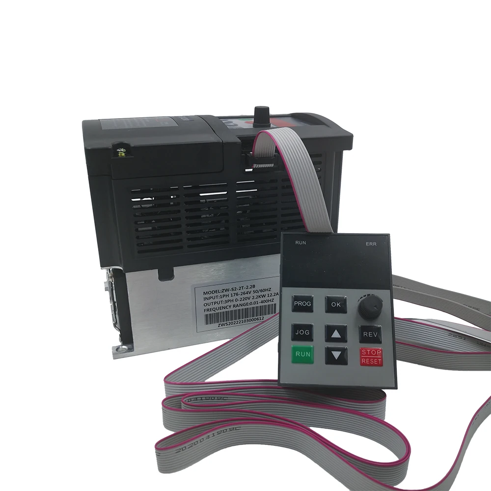 Инвертор VFD ZW-S2B серийный 220 кВт/кВт однофазный вход в трехфазный двигатель с