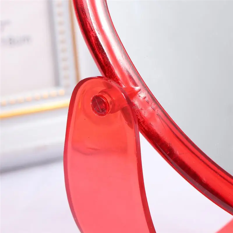 Double-Sided Makeup Mirror Loving Heart Acrylic Desktop Cosmetic For Home Bedroom Make Up | Красота и здоровье