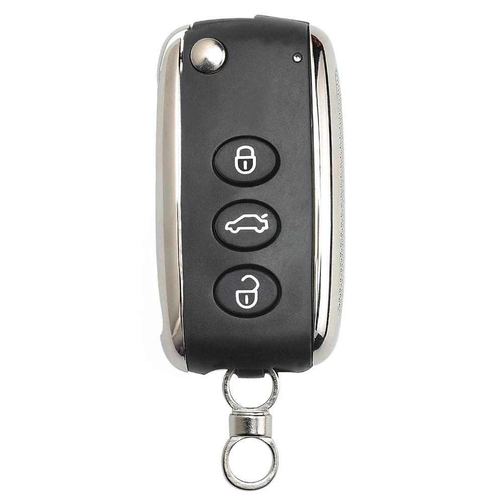 DIYKEY 3/4 кнопки откидной складной чехол для дистанционного ключа Bentley Mulsanne Hurtling GT