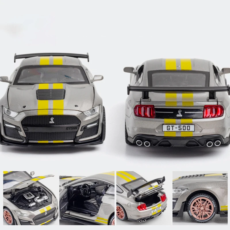 Модель автомобиля Ford Mustang Shelby GT500/GT350 в масштабе 1:32 суперкар модель машины из