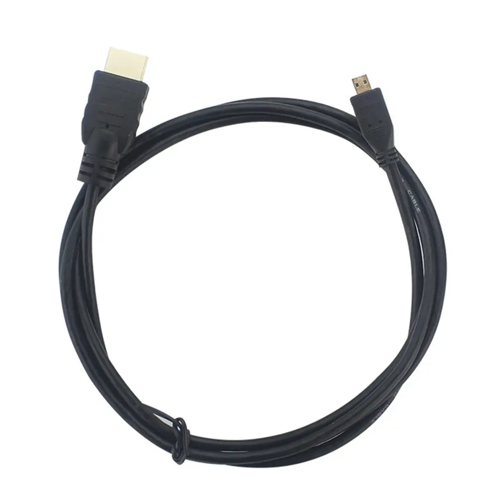 Black Micro HDMI To Cable 1.5M 4K for Raspberry Pi 4 Model B Adaptor | Электроника
