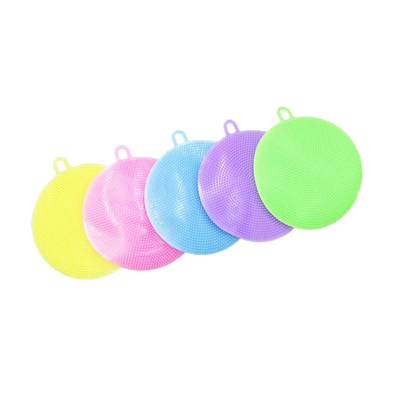 Силиконовая щетка для мытья посуды многофункциональная бытовой кухонный