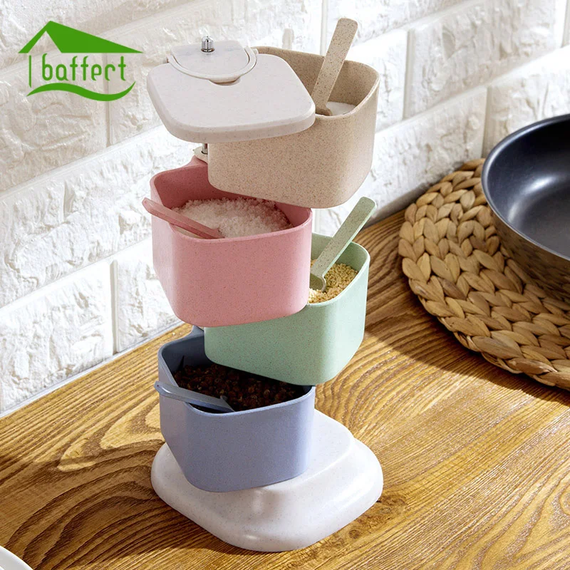 4 шт. контейнер для хранения специй | Дом и сад