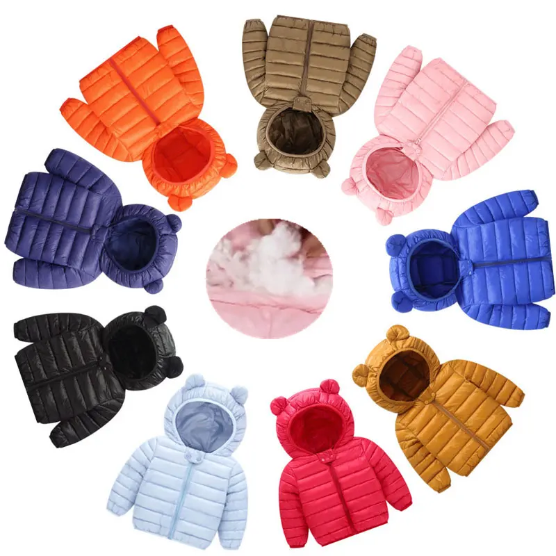 2019 Autumn Winter Baby Down Thin Parka Girls Coat Cotton Jacket Soft Warm Boy Coats Clothes | Детская одежда и обувь