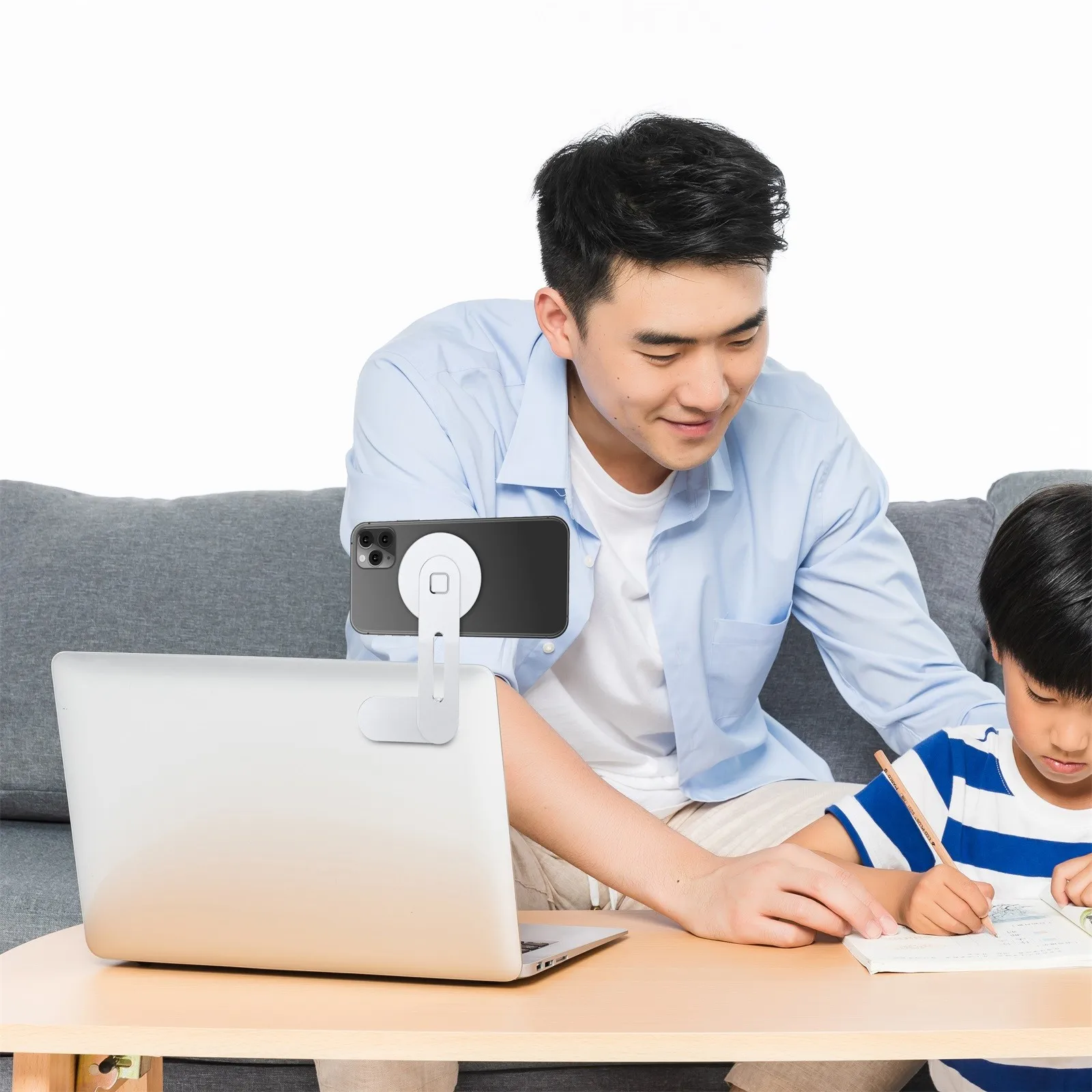 Расширительный кронштейн для ноутбука настольный Магнитный из алюминиевого