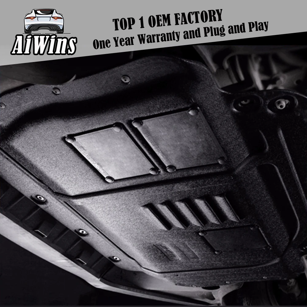 

Aiwins Car styling For Sonata 8th Plastic engine guard 2011-2014 For Sonata Engine skid plate fender alloy steel engine guard