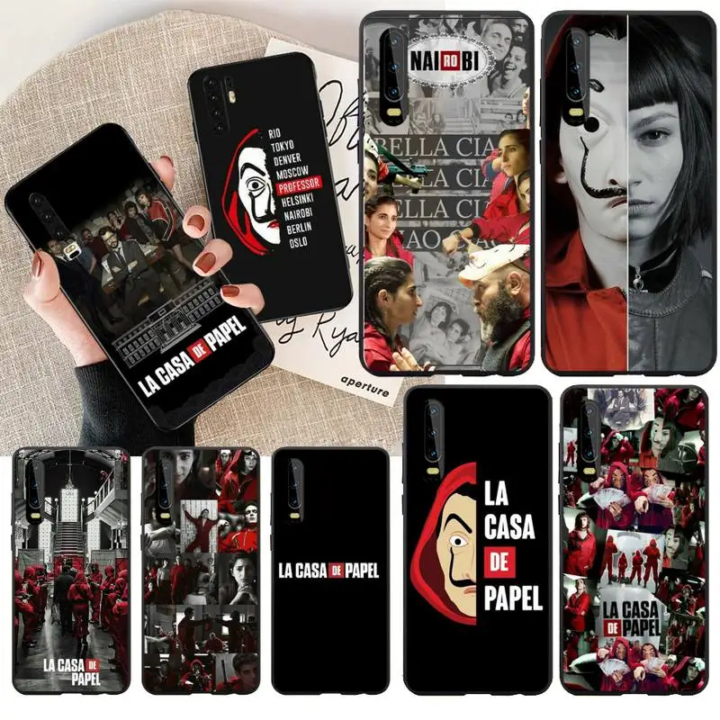 

Spain TV Money Heist House Paper La Casa de papel nairobi Phone Case for Huawei Honor 20 10 9 8 8x 8c 9x 7c 7a Lite view pro