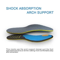 men orthotic insoles elastic flatfeet pads mesh breathable orthopedic soles arch support shock absorption care foot inserts
