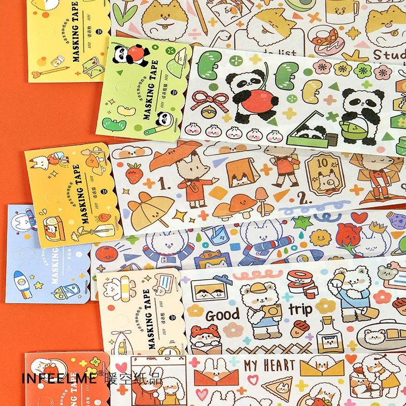 Длинная лента волна биология серии поделиться загрузки DIY милый мультфильм рука