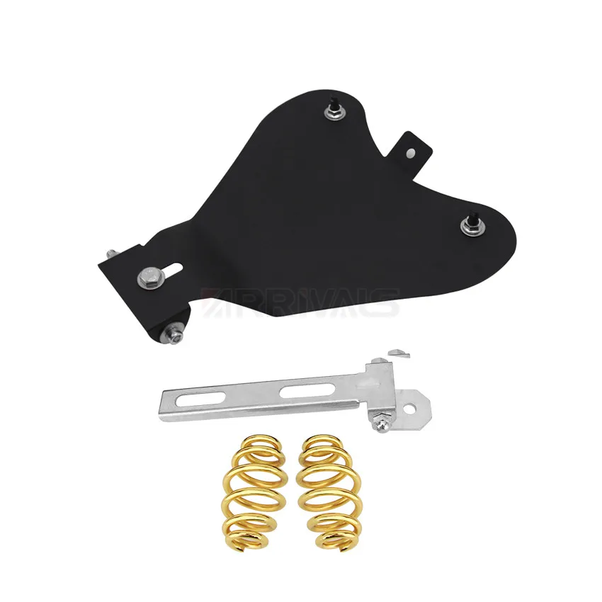 Bronze 3" Motorcycle Solo Seat Spring Steel Driver Hardware Bracket Mount Kit For Harley Bobber Chopper Custom Moto |