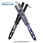 Складной нож-бабочка, безопасный переносной инструмент-трансформер без краев, для выживания, тренировочный инструмент для игр на открытом воздухе