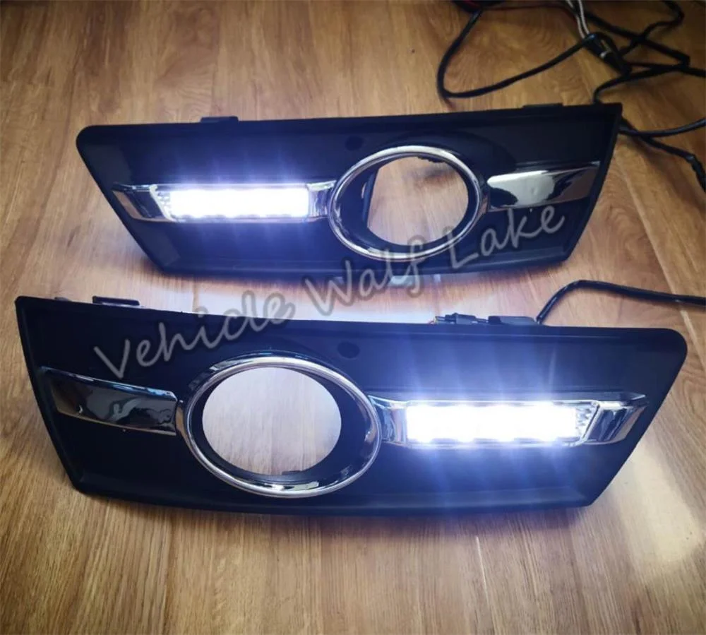 2 шт. Автомобильный светодиодный DRL для VW Passat CC 2008 2009 2010 2011 Стайлинг дневные