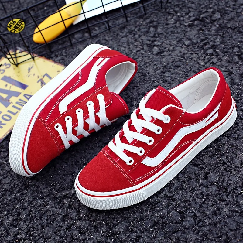 

Zapatos clsicos Unisex, zapatillas de lona informales ligeras con cordones, a la moda, 2021