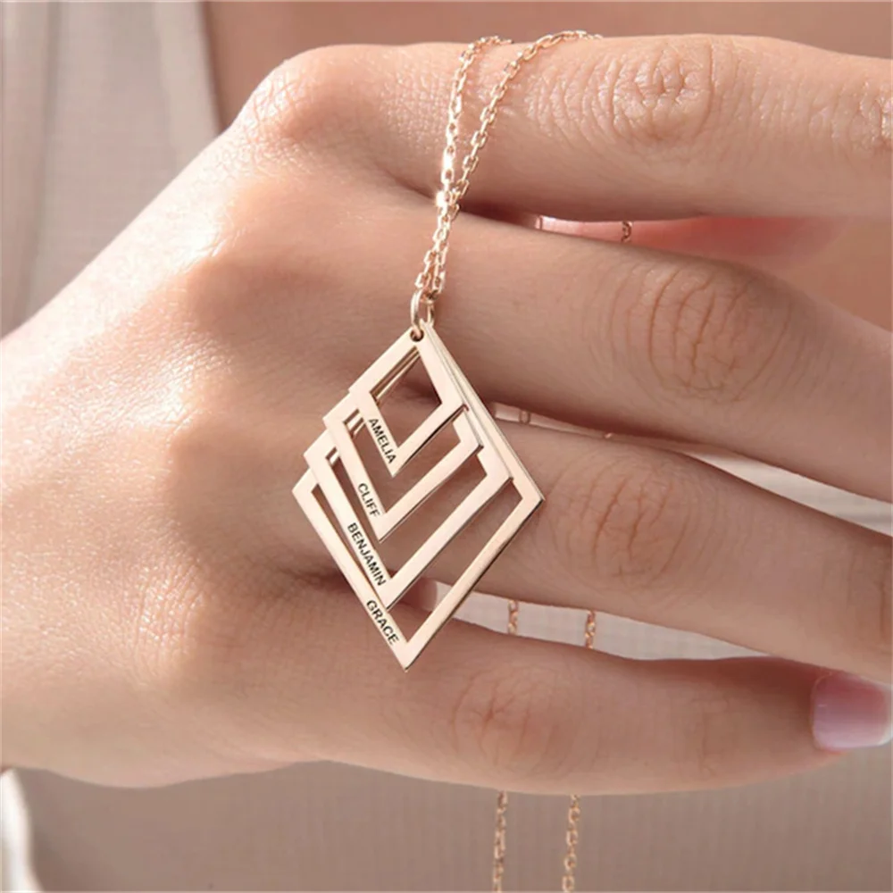 

Классическая Подвеска в виде кольца Mini-World, индивидуальное изготовление на заказ, колье 1-5 ° из нержавеющей стали, ювелирные изделия на день ...