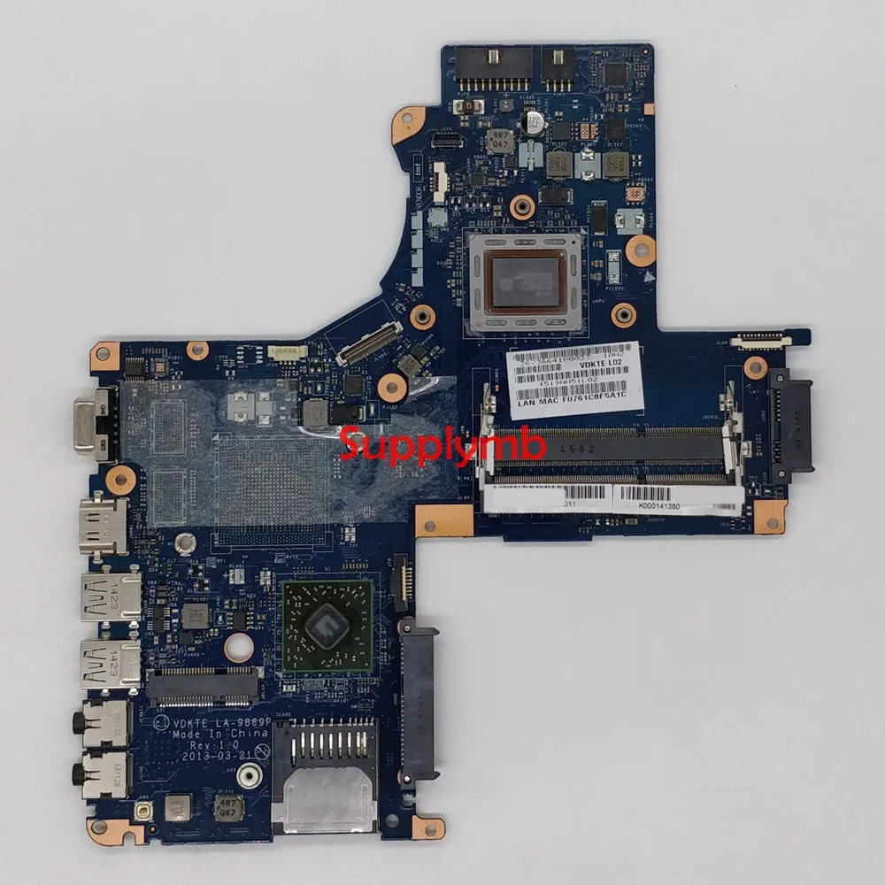 Enlarge K000141380 LA-9869P w A8-5545M CPU Onboard for Toshiba Satellite L40D L45D NoteBook PC Laptop Motherboard Mainboard Tested