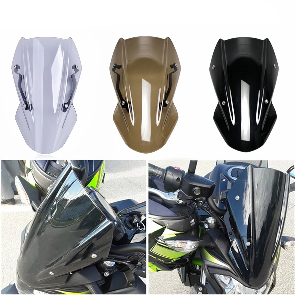 

Kawasaki Z650 2017 2018 2019 For Z 650 Z650 High Quality ABS Windscreen Windshield Shield Screen with Bracket