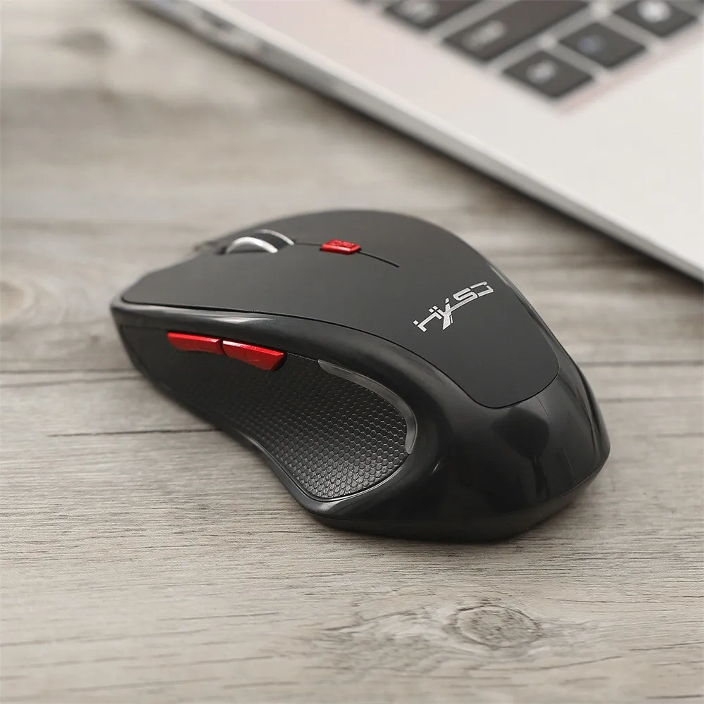 Беспроводная игровая мышь HXSJ T21 Bluetooth 2400 6D DPI эргономичная оптическая для ПК