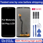 Оригинальный ЖК-дисплей 5,7 дюйма для Motorola Moto G6 Play xt1800, XT1922-3 XT1922-4, ЖК-дисплей с сенсорным экраном и дигитайзером в сборе