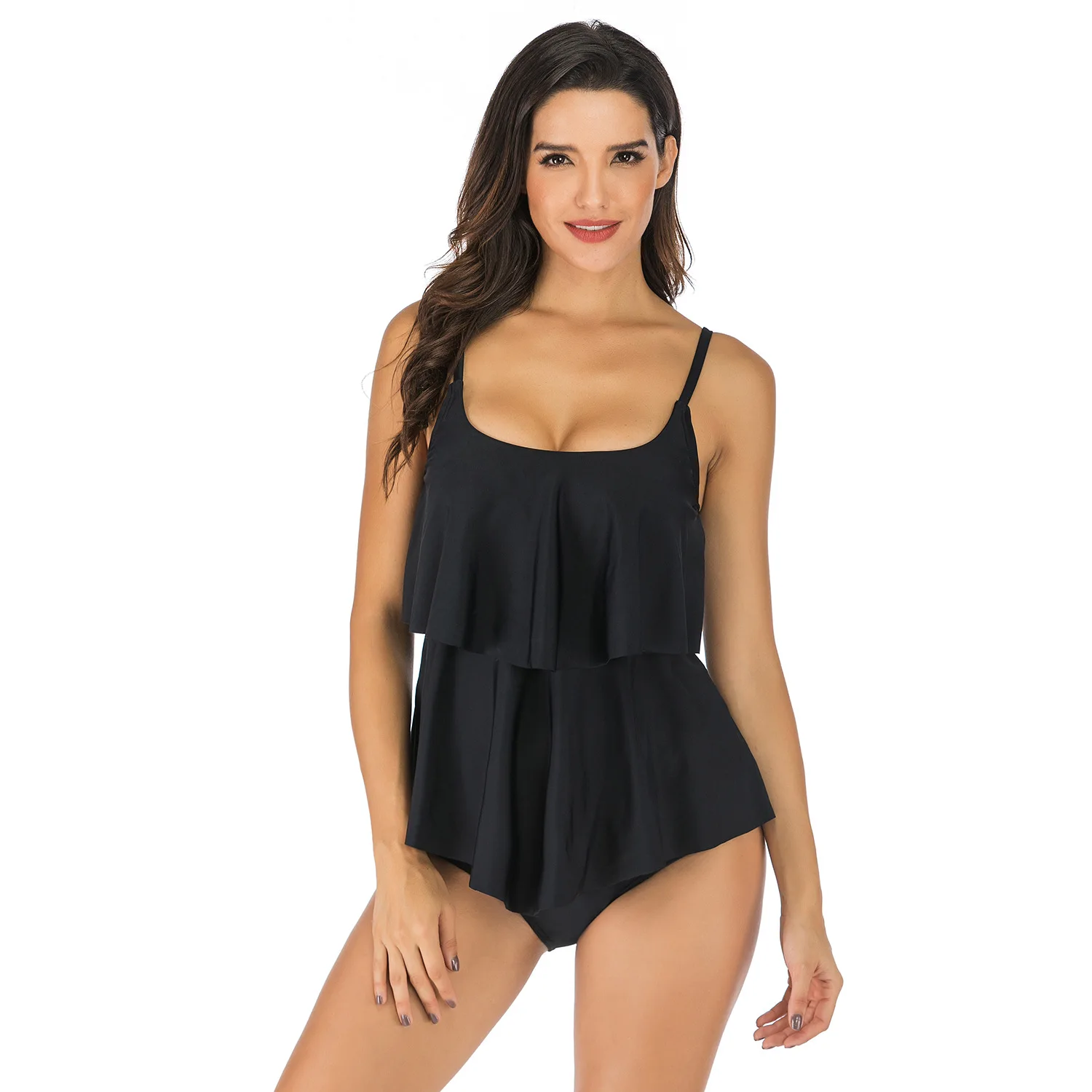 Женский купальник из двух предметов с открытой спиной и низкой талией |