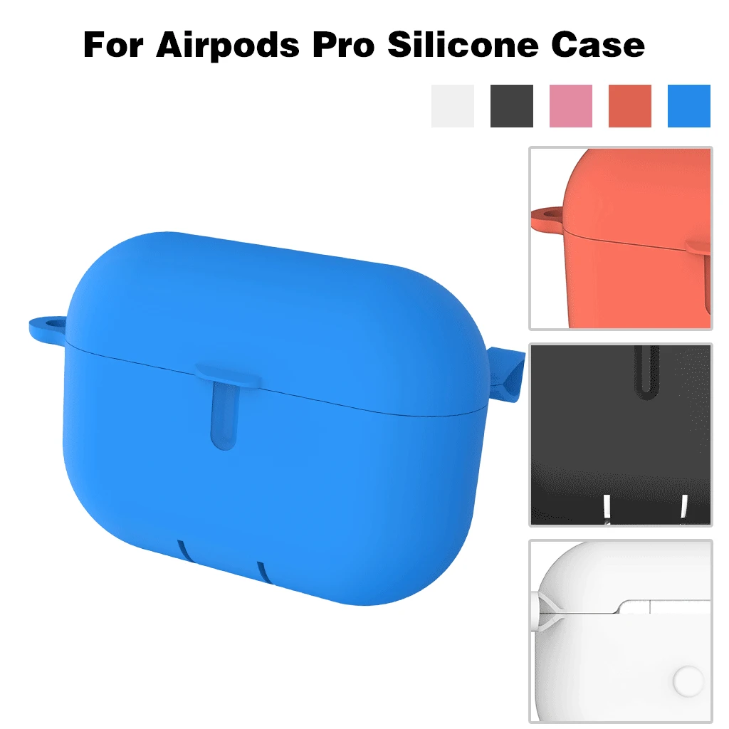 Чехол для Apple AirPods Pro 2019 беспроводные Bluetooth наушники чехол силиконовый