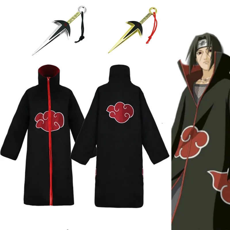 Аниме Наруто кунай Косплей Плащ реквизит оружия аниме игрушка Учиха Саске