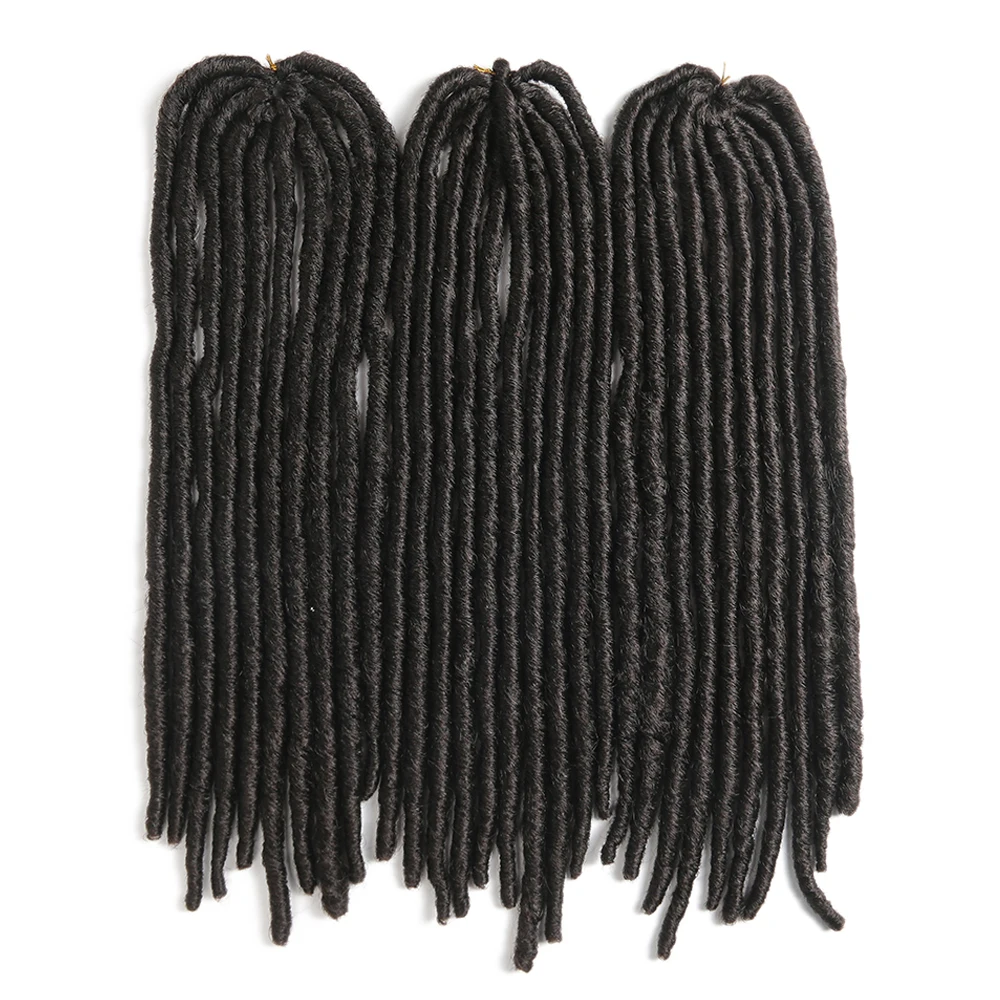 Каштановые цветные прямые косички из искусственного меха 20 дюймов X TRESS вязаные