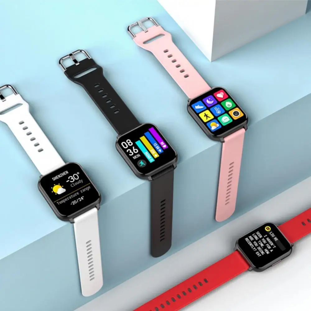 

Смарт-часы Aygo T82 для мужчин и женщин, водонепроницаемый фитнес-трекер, монитор сна и сердечного ритма, Смарт-часы для Apple IOS, Android, 1,55 дюйма