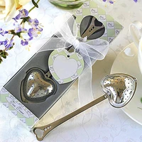heart spoon tea infuser filter wedding souvenir bridal shower favor gift