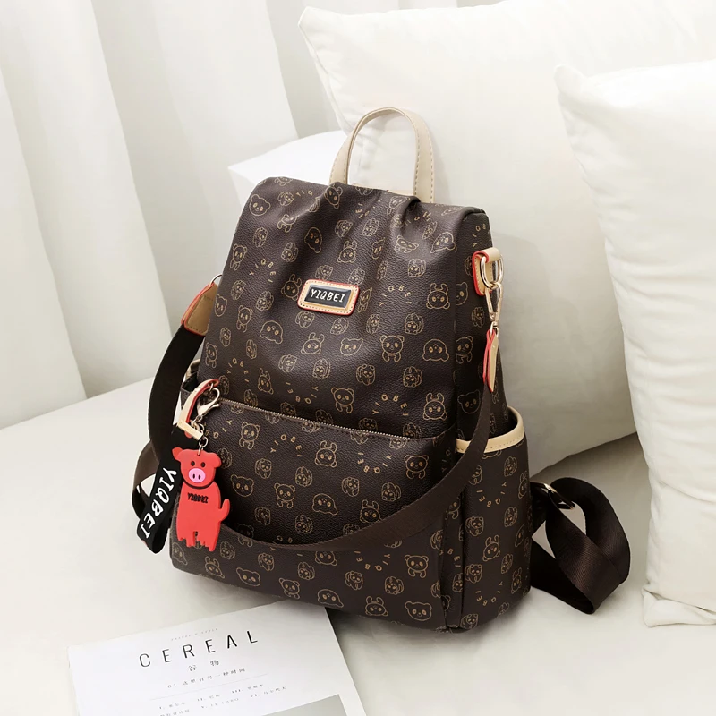 Противоугонный рюкзак для женщин из искусственной кожи женские школьные сумки с