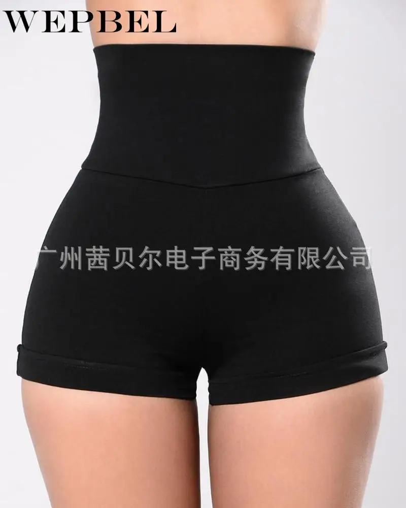 

Mandylandy Women Casual Summer Bandage High Waist Shorts Skinny Lace-up Short Pants