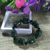 natural hetian jade chinese cabbage beads domineering jade bracelet jewelry lucky auspicious amulet fine jewelry jade bracelet
