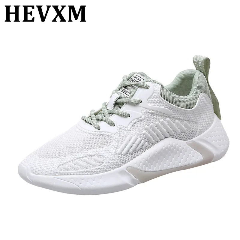 

HEVXM Striped Sneakers Women 2020 Summer Air Mesh Casual Sport Walking Shoes Ladies Fshion Vulcanized Sneakers Shoes