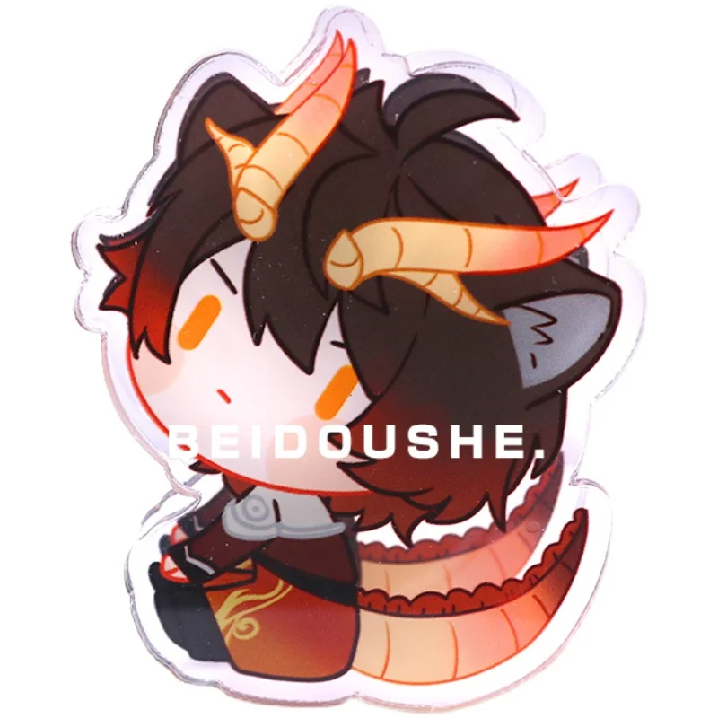 

Anime Genshin Impact Xiao Hu Tao Zhongli Diluc Klee Cute Acrylic Creative PP Note Clamp Binder Clips Notes Letter Paper Clip