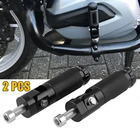 2pcs black cnc aluminum universal motorcycle motor bike folding footrests foot rests pegs pedals set parts