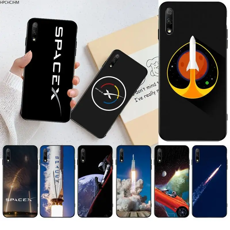 HPCHCJHM spacex логотип новое поступление черный чехол для мобильного телефона Huawei Honor 30