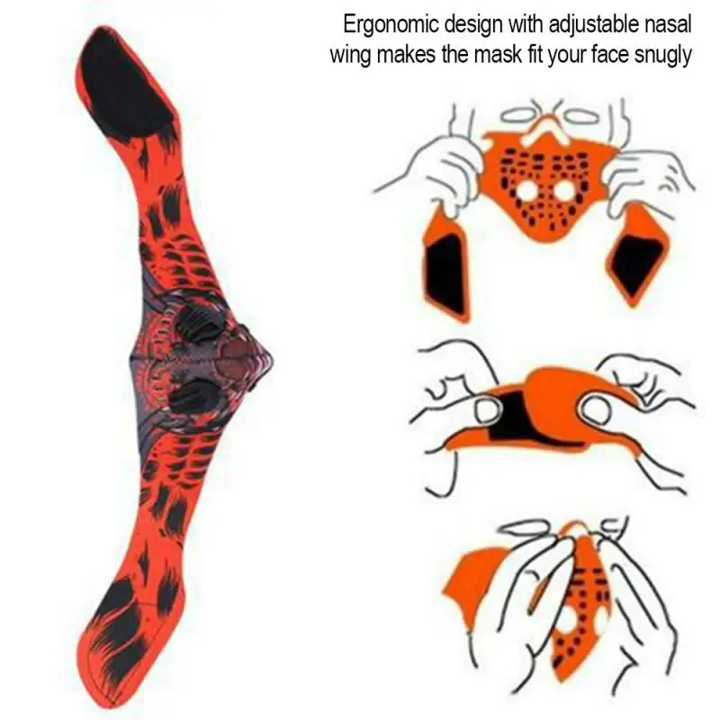 

Motorcycle/cycling Mask With Breathing Valve Reusable Cycling Anti-dust Half Face Mask Activated carbon Face Mask Accessories