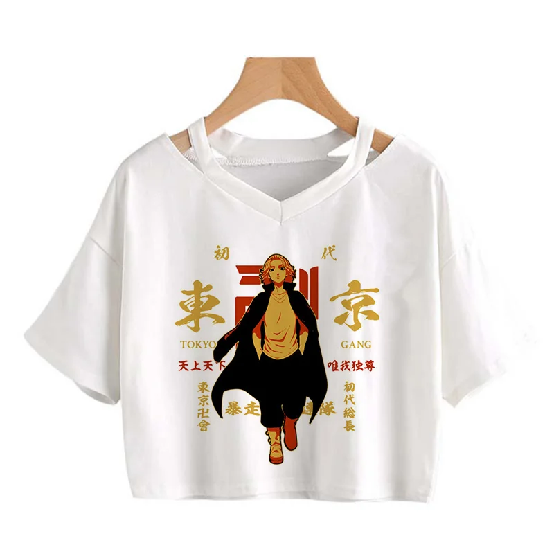 Футболка с изображением японского аниме Токийский призрак Kawaii Harajuku манга