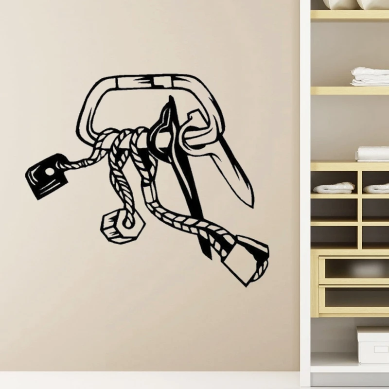 Наклейка для альпинизма наклейка постеры экстремального спорта виниловые