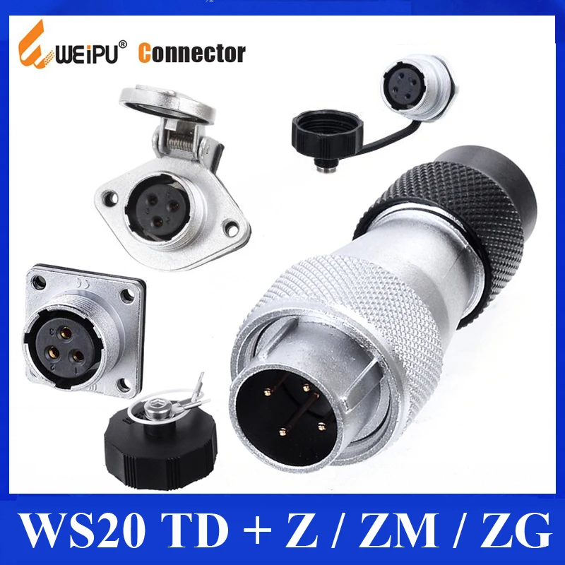 Оригинальные коннекторы Weipu WS20 TD + Z ZM ZG 2 3 4 5 6 7 9 12 штырьковый кабель пластиковый