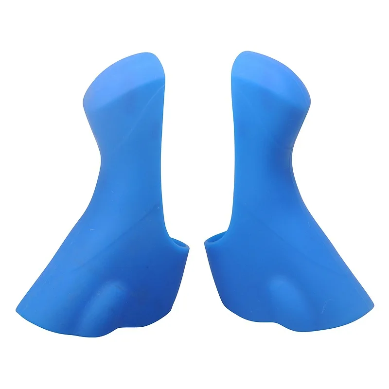 Blue Подходит для SHIMANO SORA/Claris ST-R2000/R3000 шоссейная езда на велосипеде Передняя передача ручная замена силиконовый защитный чехол - Color: Blue